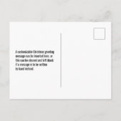 Leuke, klassieke videogame look "VROLIJK KERSTFEES Briefkaart (Achterkant)