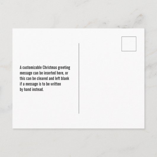 Leuke, klassieke videogame look "VROLIJK KERSTFEES Briefkaart (Achterkant)