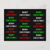 Leuke, klassieke videogame look "VROLIJK KERSTFEES Briefkaart (Voorkant)