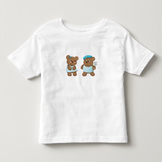 Leuke kleine Baby Beren Kinder Shirts (Voorkant)