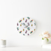 leuke kleine de muurklok van insecteninsecten ronde klok (Huis)