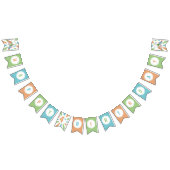 Leuke kleine dinosaurus jongen verjaardag bunting  vlaggetjes (Alle)