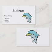 Leuke kleine dolfijn visitekaartje (Voorkant / Achterkant)