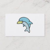 Leuke kleine dolfijn visitekaartje (Achterkant)
