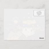 Leuke kleine Halloween heks, zwart sinaasappel jur Briefkaart (Achterkant)