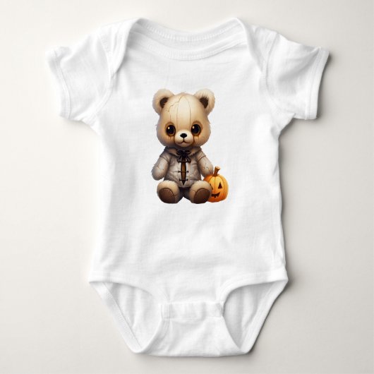 LEUKE KLEINE HALLOWEEN TEDDYBEER ROMPER (Voorkant)