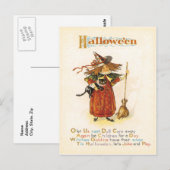 Leuke kleine heks Briefkaart (Voorkant / Achterkant)