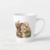 Leuke kleine heks en vos latte mok (Rechts)