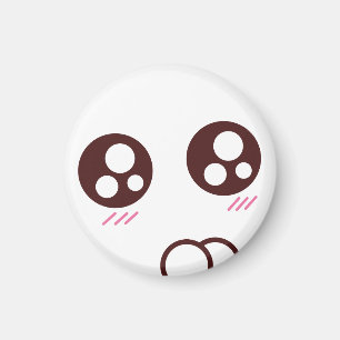 Leuke & kleine kawaii kat emoji magneet