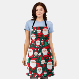 Leuke kleine Kerstmannen Schort