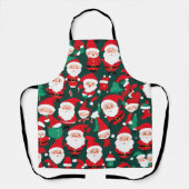 Leuke kleine Kerstmannen Schort (Voorkant)