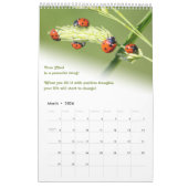 Leuke kleine lieveheersbeestjes en motivatie quote kalender (Mar 2026)