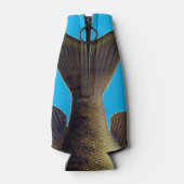 Leuke kleine mondbas en naam flesjeskoeler (Achterkant)