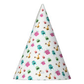 Leuke kleine monsters verjaardag kleurrijke Kinder Feesthoedjes (Links)