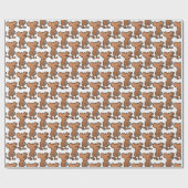 Leuke kleine muis cadeaupapier (Vlak)