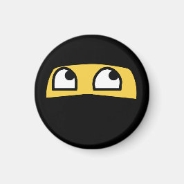 Leuke & kleine ninja krijger emoji magneet