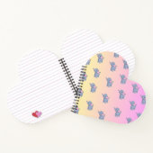 Leuke kleine olifant roze grijs notitieboek (Binnen)