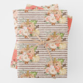 Leuke kleine pompoen geschenken inpakpapier vel (In situ)