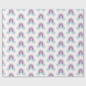 Leuke kleine regenboog cadeaupapier (Vlak)