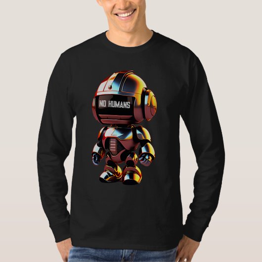 Leuke kleine robot t-shirt (Voorkant)