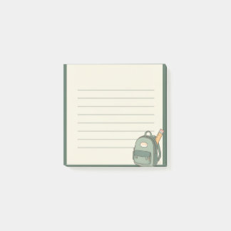 leuke kleine schoolrugzak post-it® notes