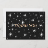 Leuke kleine sterren bedankkaart (Voorkant)