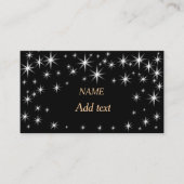 Leuke kleine sterren visitekaartje (Voorkant)