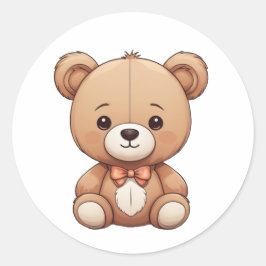 Leuke kleine teddybeer sticker