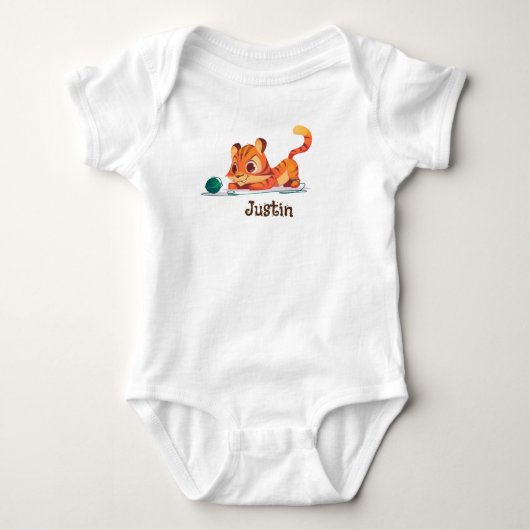 Leuke kleine tijger bodysuits (Voorkant)