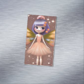 Leuke kleine verbluffende renditie glitter textuur magnetisch visitekaartje (Voorbeeld)