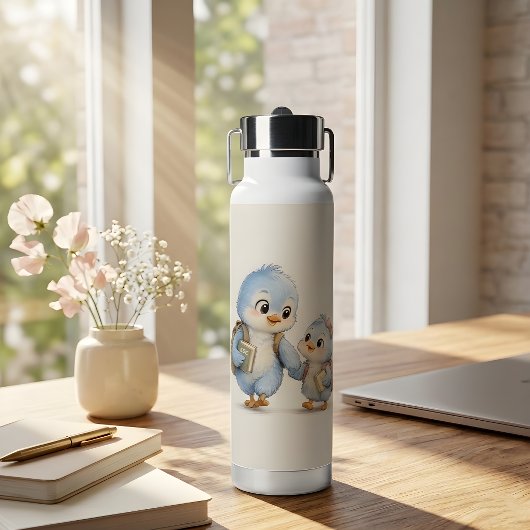 Leuke Kleine Vogel Broer RVS Waterfles