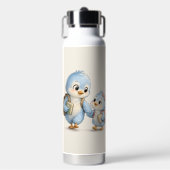 Leuke Kleine Vogel Broer RVS Waterfles (Voorkant)