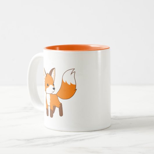 Leuke kleine vos koffie Mok (Voorkant links)