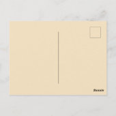 Leuke kleine zeemeermin, schets kunst briefkaart (Achterkant)