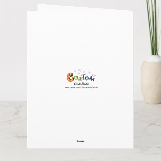 LEUKE KLEUR BIG COOL GEWELDIGE HAPPY BIRTHDAY GREE KAART (Achterkant)