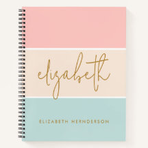 Leuke kleur blok pastel roze geel blauwe streep