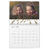 Leuke Kleur Splash Zwart Familie Fotocollage Kalender (Mar 2026)