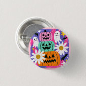 Leuke Kleuren Halloween Cadeau Ronde Button 3,2 Cm (Voorkant /achterkant)