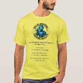 Leuke Kleuren Weerstand Robots T-shirt (Voorkant)