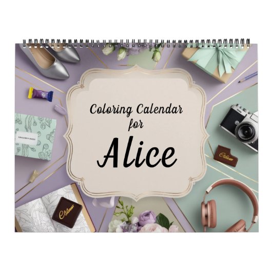 Leuke kleurkalender kalender (Hoes)