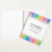 Leuke kleurpotloden & sterren leraar curriculum planner (Display)