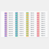 Leuke kleurpotloden Voeg Jouw naam toe Labels (Vel)