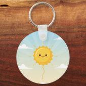 Leuke Kleurrijke 2026 Ballon Celebration Dubbelzij Sleutelhanger (Achterkant)