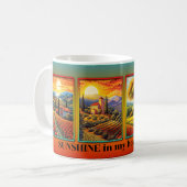 Leuke kleurrijke aangepaste Italiaanse kunst Koffiemok (Voorkant links)