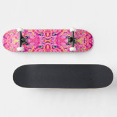 Leuke kleurrijke abstracte wervelende schildering persoonlijk skateboard (Horizontaal)