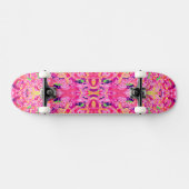 Leuke kleurrijke abstracte wervelende schildering persoonlijk skateboard (Horizontaal)
