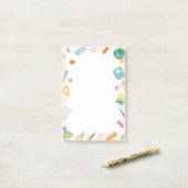 Leuke kleurrijke Back to School Teacher Post-it no Post-it® Notes (Op bureau)