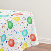 Leuke kleurrijke ballonpartij gunsten tafelkleed (Voorbeeld)