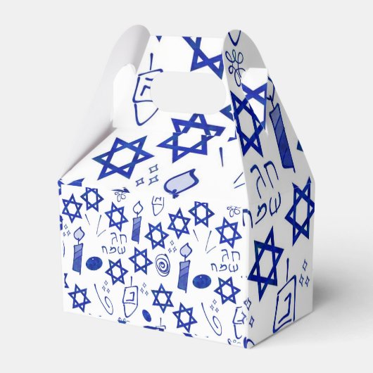 Leuke kleurrijke bar mitzvah traktatie/gunst/gesch bedankdoosjes (Achterkant)