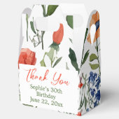 Leuke kleurrijke bedankjes behandel-/favoriet-/cad bedankdoosjes (Geopend)